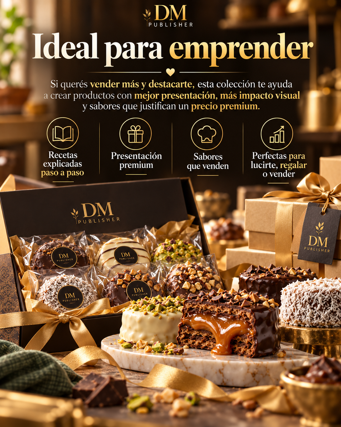 ¿Tus alfajores son ricos, pero no lográs venderlos? 🍫 Colección Alfajores XL | 21 Recetas Artesanales para Emprender