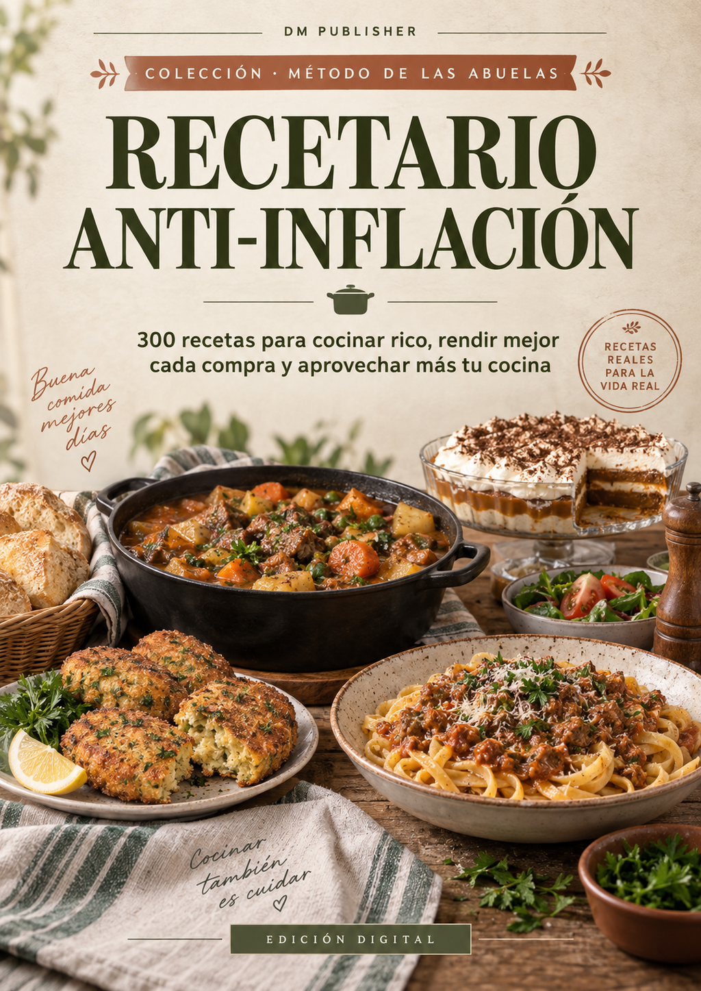 300 Recetas Anti-Inflación + 5 Bonos | Cociná Rico, Gastá Menos y Generá Ingresos Extra